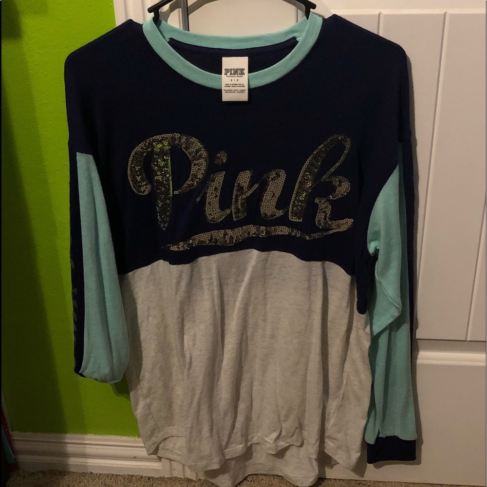 3 Women’s VS Pink Long Sleeve Shirts